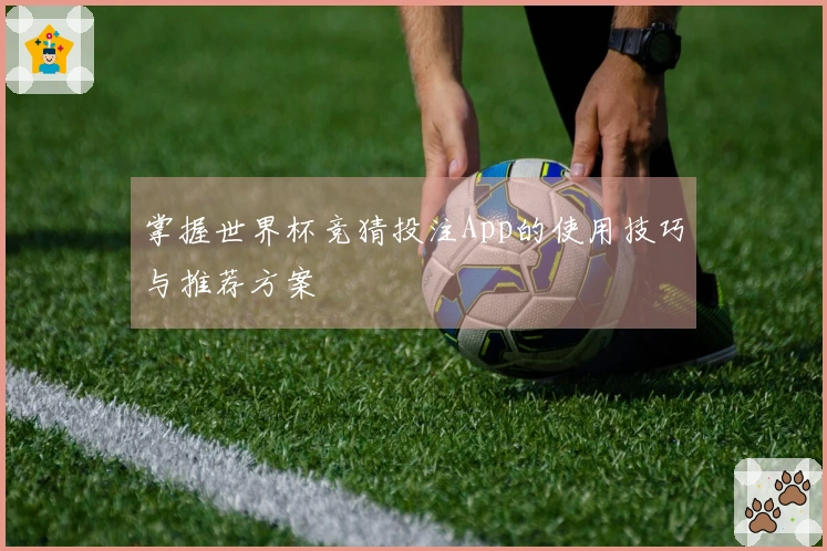掌握世界杯竞猜投注App的使用技巧与推荐方案